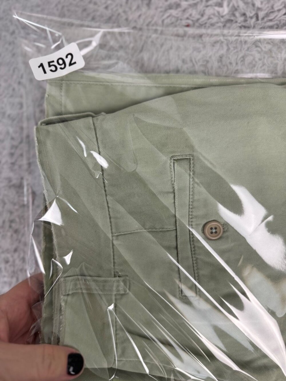 J.Crew Olive Green Twill Skirt Retro Pockets Floral-Lining Casual Travel - Picture 10 of 10